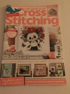 The World Of Cross Stitching Magazine Issue 269 July 2018 Say It With FLowers - Picture 1 of 2