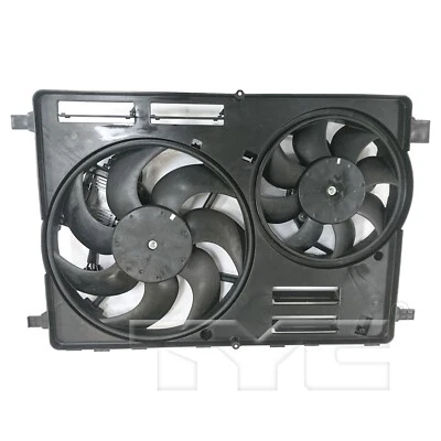Dual Radiator and Condenser Fan Assembly TYC For 2008-2010 Volvo V70 3.2L 2009 Foto 1 de 4
