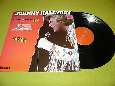 Johnny Hallyday - Versions Original Impact Vol. 3 LP EX + Hebrew Import Sticker - Image 1 of 2