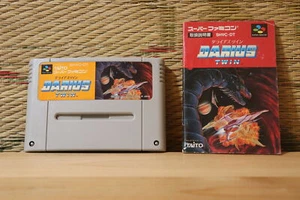 Darius Twin w/manual Nintendo Super Famicom SFC Very Good Condition! - Picture 1 of 2