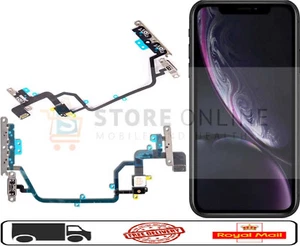 For iPhone XR Power Flex Cable Volume Buttons & Mute Switch With Brackets - Picture 1 of 2