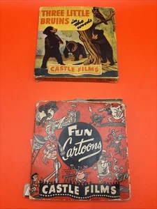 Castle Film Vintage Film Cartoni Animati 8mm - Set di 2 - Foto 1 di 12