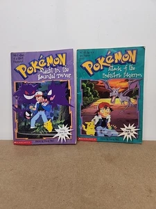 Lot 2 Pokemon Scholastic Books Attack of the Prehistoric Pokemon & Haunted Tower - Imagen 1 de 7