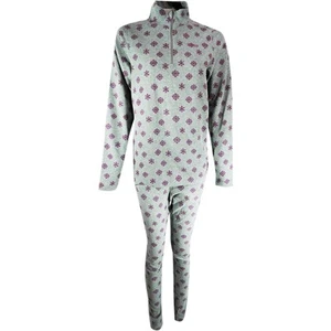 Orage Mic Mac Junior Base Layer Combo Heather Snowflake Print, 16 - Picture 1 of 1