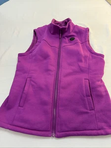 Chaleco acolchado térmico Ororo para mujer XS púrpura bolsillos con cremallera completa SIN BATERÍA - Imagen 1 de 7