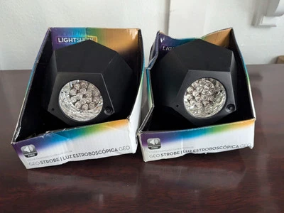 Geo Strobe LEDColor Changing Projection Sound Responsive- Quantity of 2 - Image 1 of 4