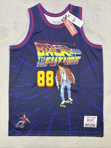 Headgear Classics Jersey Mens Back To The Future Basketball Streetwear M NWT - Picture 1 of 10