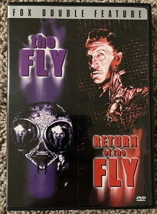 Fly & The Return of the Fly (DVD, 2000, Double Feature) W/Insert!!! - Picture 1 of 2