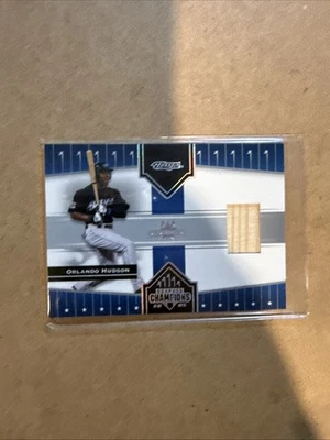 Орландо Хадсон: 2005 Donruss чемпионов игры б/у бита реликвия #74 Tampa Bay лучи - Изображение 1 из 4