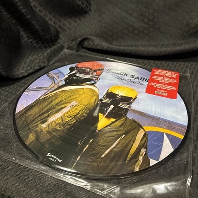 Labeled 1978 Black Sabbath “Never Say Die”Picture Disc Vinyl LP Record Earmark  - Image 1 of 4