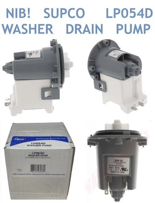 ¡NUEVO EN CAJA! Bomba de drenaje de lavadora SUPCO LP054D DC31-00054D para Samsung AP4202690 PS4204640 Foto 1 de 3