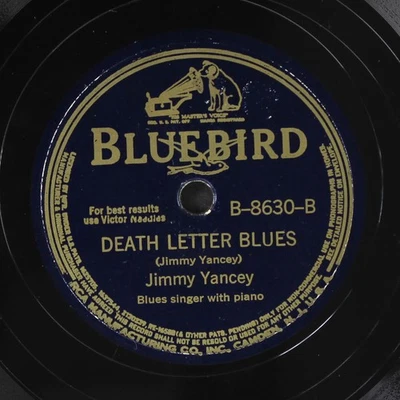 JIMMY YANCEY: death letter blues / crying in my sleep BLUEBIRD Single 78 RPM - Image 1 of 2