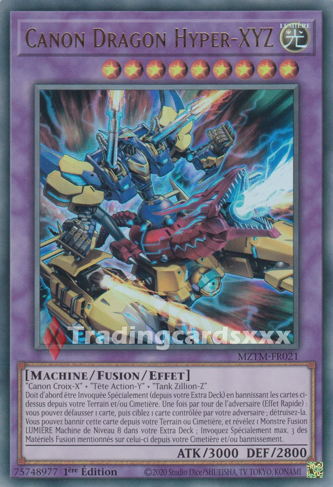 Yu-Gi-Oh! Canon Dragon Hyper-XYZ : UR MZTM-FR021 - Photo 1/1