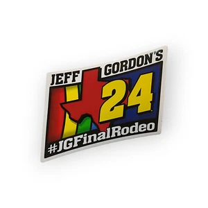 Collectable Jeff Gordon's #JGFinalRodeo Sticker 5.5" X 4" - Picture 1 of 2