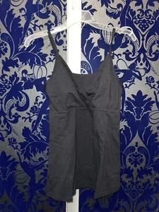 NWT! Suiek Maternity Nursing Camisole Tank Top Black - Size Large (QS2) - Picture 1 of 2