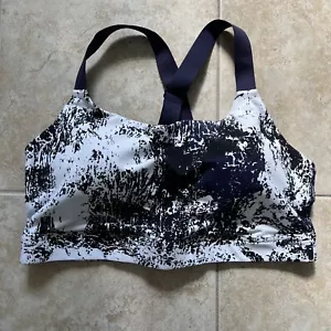 Under Armour Mid Crossback Bra Ladies Medium Impact Athletic Black 2XL NWT XXL - Picture 1 of 5