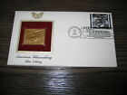 2003 American Filmmaking Film Editing Replica FDC 22kt Gold Golden Cover Stamp