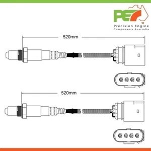 2x New * OEM * Pre-Cat & Post-Cat Oxygen Sensors Fits Skoda Fabia 1.6L - Picture 1 of 5