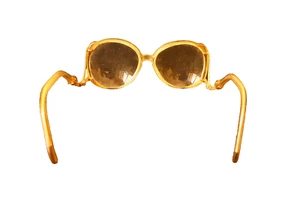Rare Maison De Frame Eyeglasses Yellow Butterfly Glasses Frame, Made in the USA - Picture 1 of 12