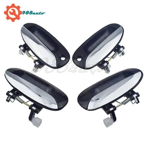 Manija de puerta exterior delantera izquierda derecha cromada para Kia Carens 2002-2006 nueva - Imagen 1 de 18