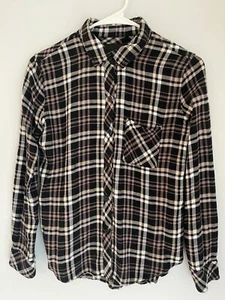 Camisa Rails Hunter a Cuadros con Botones en Rubor Medianoche Marfil Para Mujer Talla XS - Imagen 1 de 8
