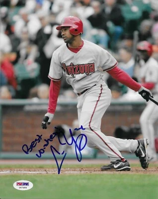 Chris Young Signed 8x10 Photo Autographed PSA/DNA COA Arizona Diamondbacks 84 - Image 1 of 2