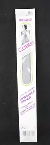 Coats & Clark 7-9 Inch Invisible Polyester Zipper 23A Nugrey Gray Grey FREE SHIP - Picture 1 of 4