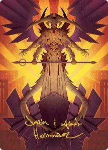Gold Stamp Art Series ATRAXA, PRAETORS' VOICE mtg NM-M March of The Machine - Picture 1 of 1