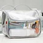 Clear Toiletry Cosmetic Transparent PVC Wash Bag Handbag Travel Makeup Pouch Bag