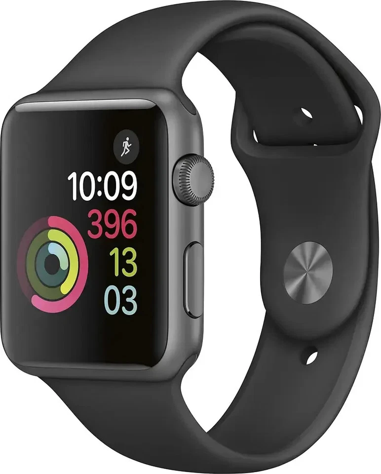 Apple Watch Series 1 42mm Space Gray Aluminum Case Case Sport Band Smart Watch - (MP032LL/A)