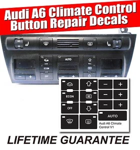 99-03 AUDI A6 S6 ALLROAD CALCOMANÍAS CLIMATIZADO AIRE ACONDICIONADO 4B0 820 043 AH - Imagen 1 de 2