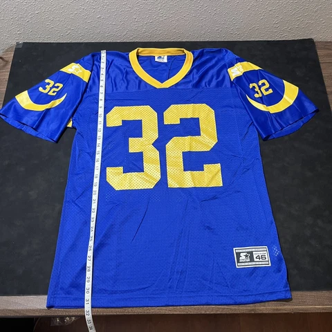 Vintage Los Angeles RAMS Vintage STARTER 1990s Size 46 Jersey NFL New Wright #32 Cover