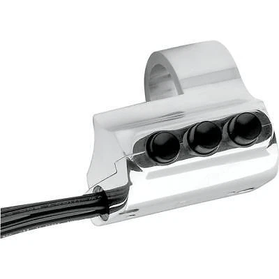 Performance Machine - 0062-2035-CH - Contour Billet Handlebar Switch, Left Side Housing for Cable Clutch - Chrome