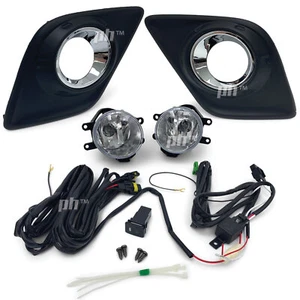 Fog Light Kit With Switch fits Toyota Hilux N80 2015 - 2018 Workmate SR SR5 - Picture 1 of 5