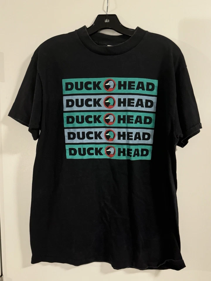Vtg 90s Duck Head Duck Tail Large L T-Shirt Single Stitch USA EUC - Image 1 of 4