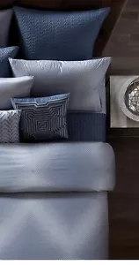 OAKE RADIANT FULL/QUEEN COMFORTER COVER STANDARD PILLOW EURO PILLOW SHAM NEW - Picture 1 of 4