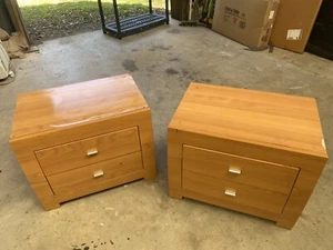 timber bedside tables - Picture 1 of 1