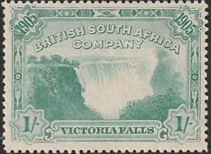 Rhodesia 1905 FALLS 1/- SG97 VF MH OG
