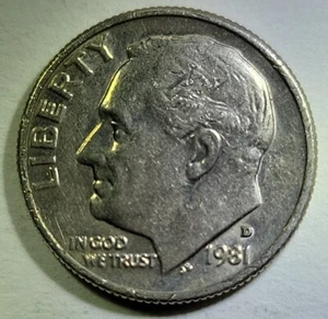 1981-D D/D Roosevelt Dime Errors - Picture 1 of 3