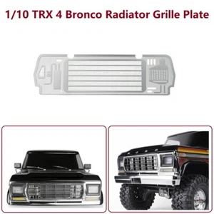 Upgrade Stainless Steel Radiator Grille Plate For 1/10 Traxxas TRX 4 Bronco Car - Picture 1 of 8
