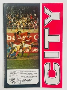 1984/85 BRISTOL CITY V BRISTOL ROVERS 10-11-1984 DIVISION 3 - Picture 1 of 1