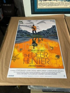 Mondo Print Artist Durieux The Deer Hunter Reg Limited Signed/ #d out of 375 - Picture 1 of 6