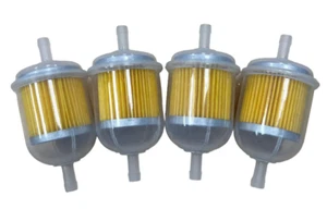 733 FUEL FILTER UNIVERSAL ALL CARB 5/16 " GF61 GM DODGE JEEP FORD LINCOLN 4 PCS - Picture 1 of 2