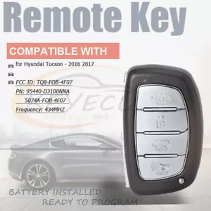 Llavero remoto sin llave TQ8-FOB-4F07 95440-D3100NNA para Hyundai Tucson 2016 2017 - Imagen 1 de 9