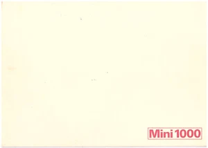 L-'70s British Leyland MINI 1000, Deluxe Sales Brochure For Belgium-Flemish Lang - Picture 1 of 5