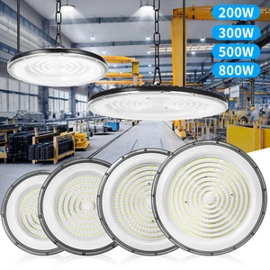 50W-800W UFO LED Hallenbeleuchtung Industrielampe High bay Hallenstrahler Lampe - Bild 1 von 33