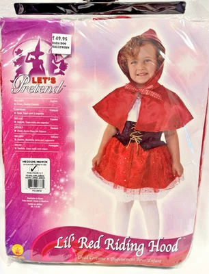 Рубины позволяют притворяться Lil красный шапочка костюм ребенка размер средний 8-10 - Изображение 1 из 3