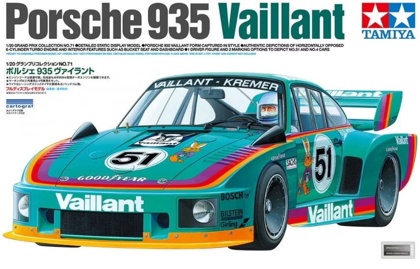 TAMIYA 20071 Porsche 935 Vaillant - Immagine 1 di 1
