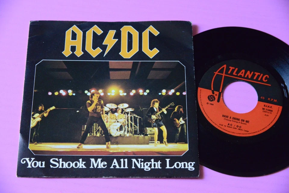 AC DC 7" HAVE A DRINK ITALY ITALY ORIG 1980 EX !!!!!!!!!!!! - Immagine 1 di 1