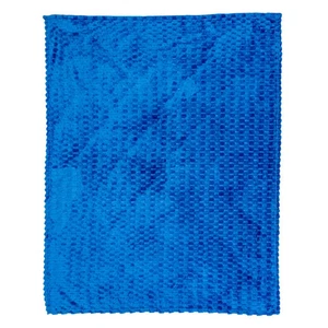 Blue 50x60in 3D Turtle Shell Soft Plush Decorative Sofa & Bedroom Throw Blanket - Picture 1 of 9